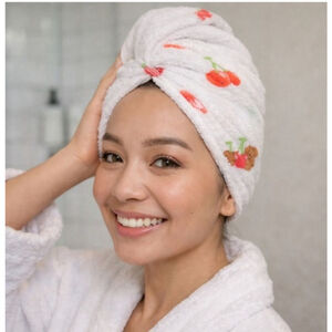 The Creme Shop Cherry 🍒 Microfiber Quick Dry Hair Wrap